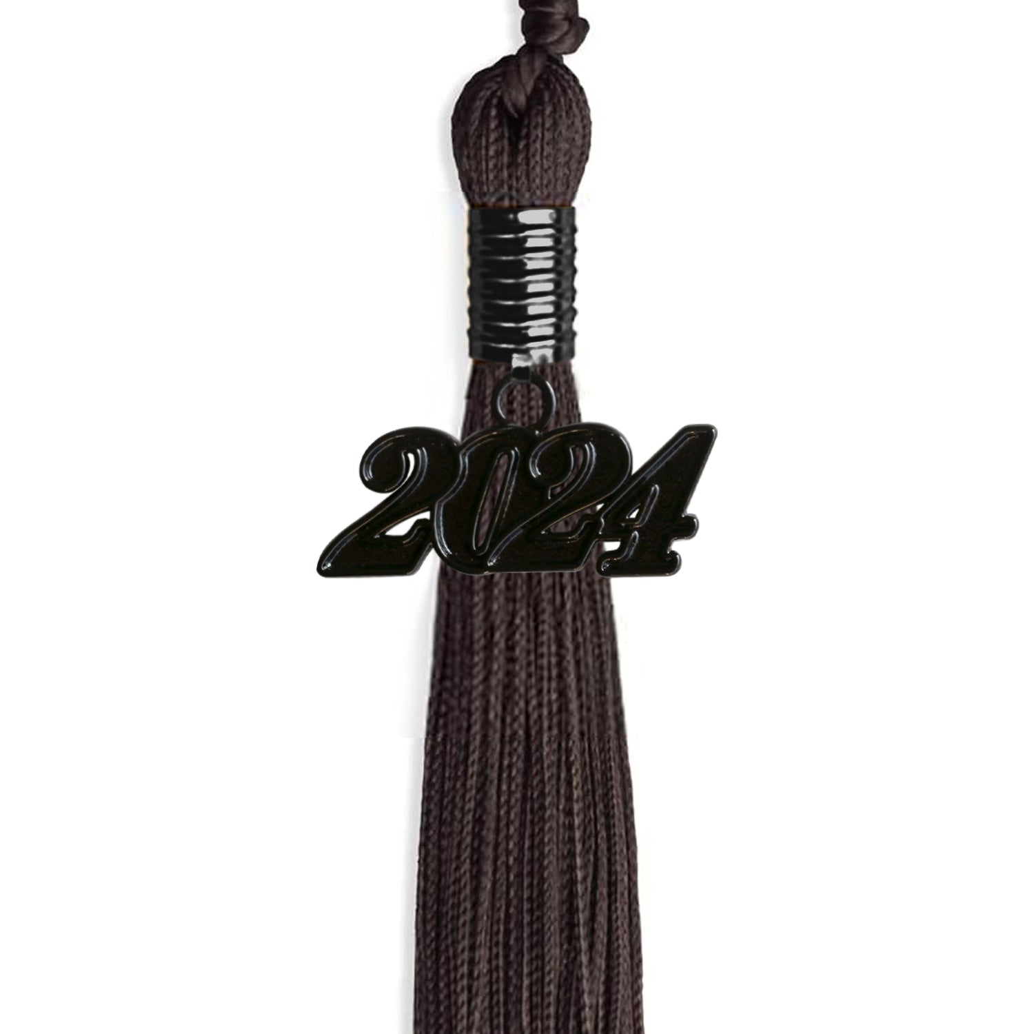 Brown Graduation Tassel with Black Date Drop - Endea Graduation