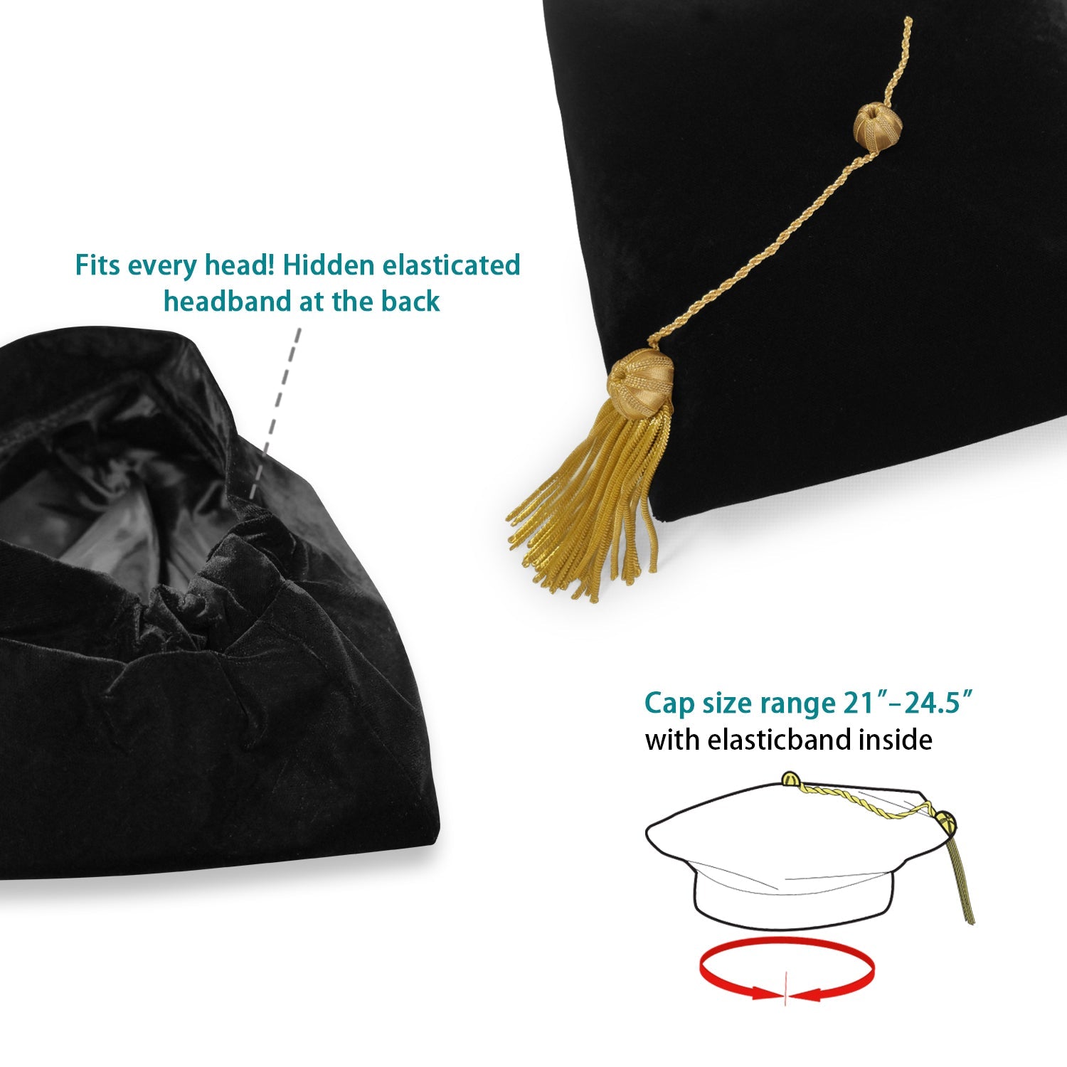 Doctoral Graduation Tam with Four Sides - Endea Graduation