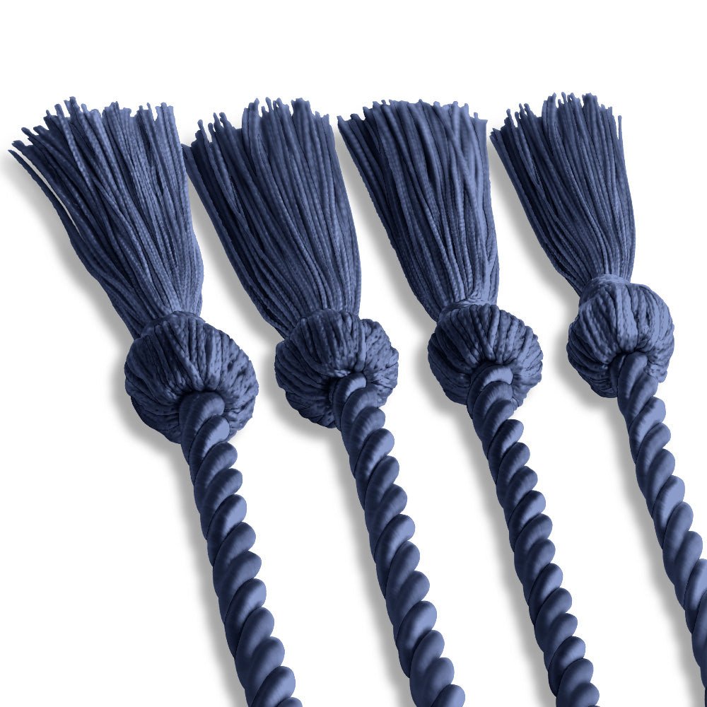 Double Graduation Honor Cord Navy Blue - Endea Graduation