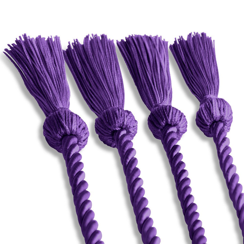 Double Graduation Honor Cord Purple - Endea Graduation