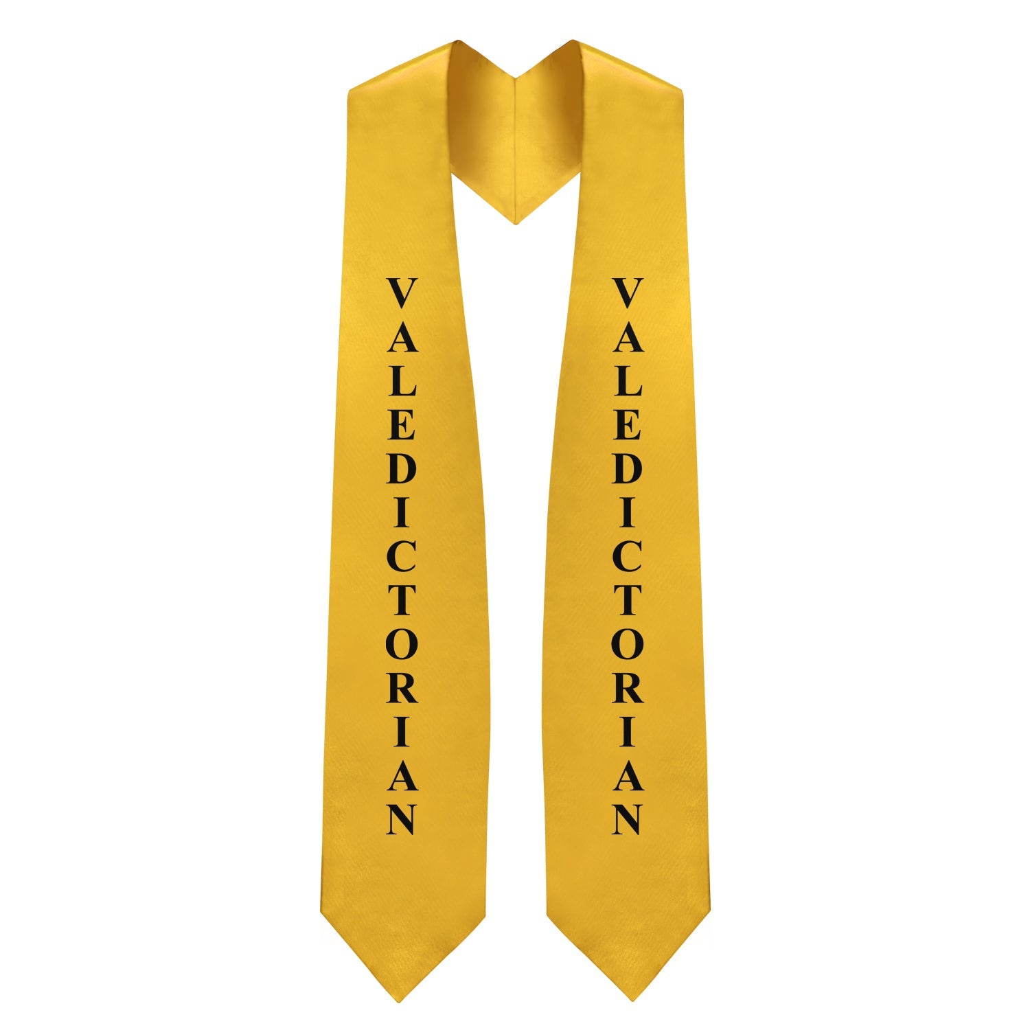 Gold Valedictorian Graduation Stole/Sash with Classic Tips - Endea Graduation