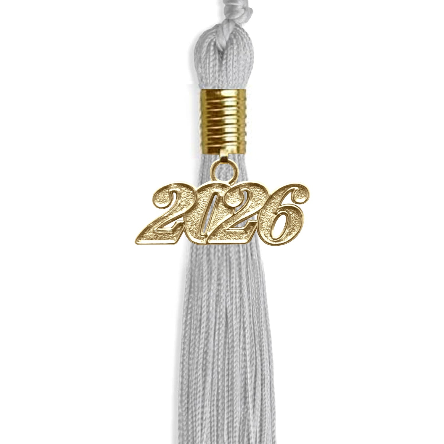 Silver Graduation Tassel with Gold Date Drop - Endea Graduation
