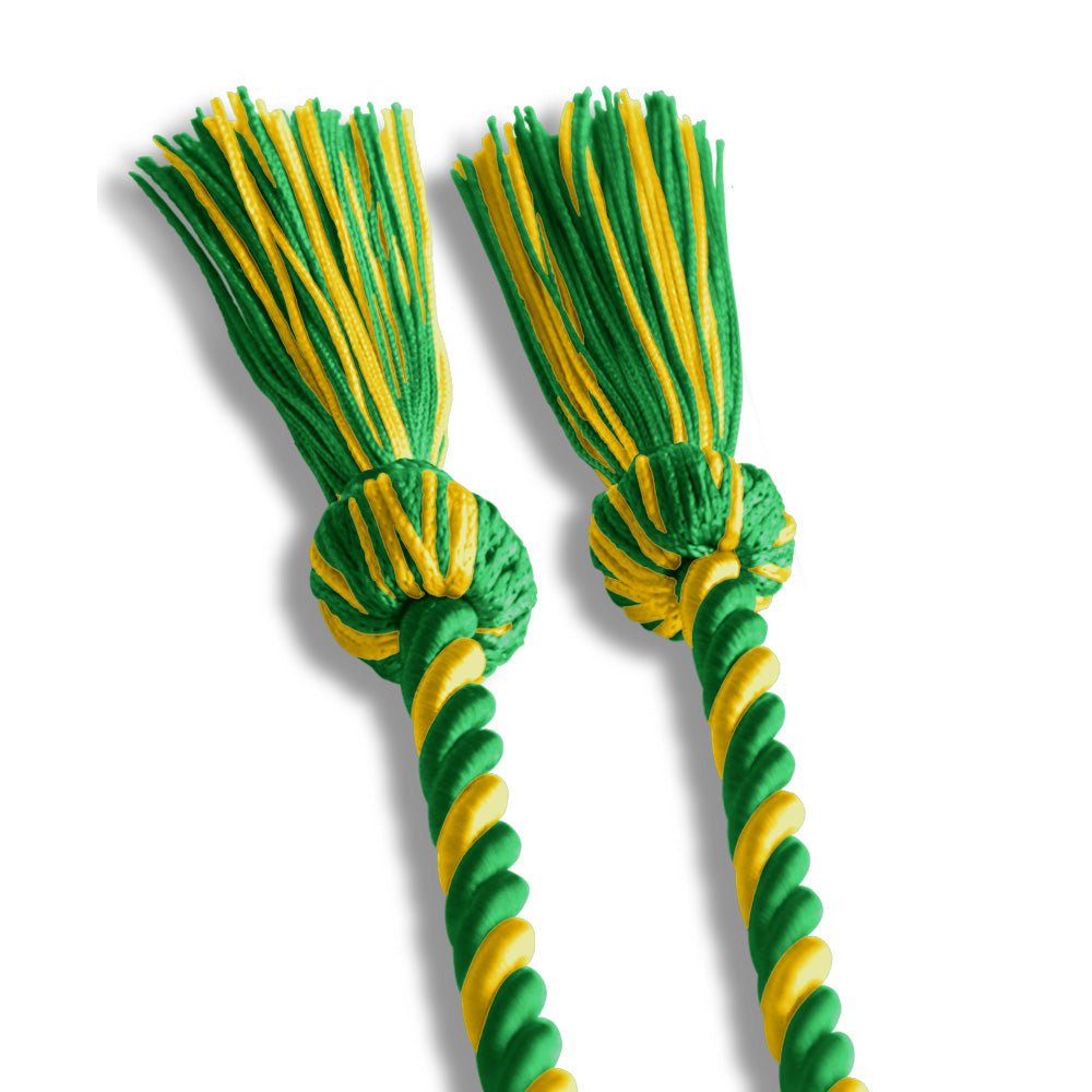 Single Graduation Honor Cord Green/Gold - Endea Graduation