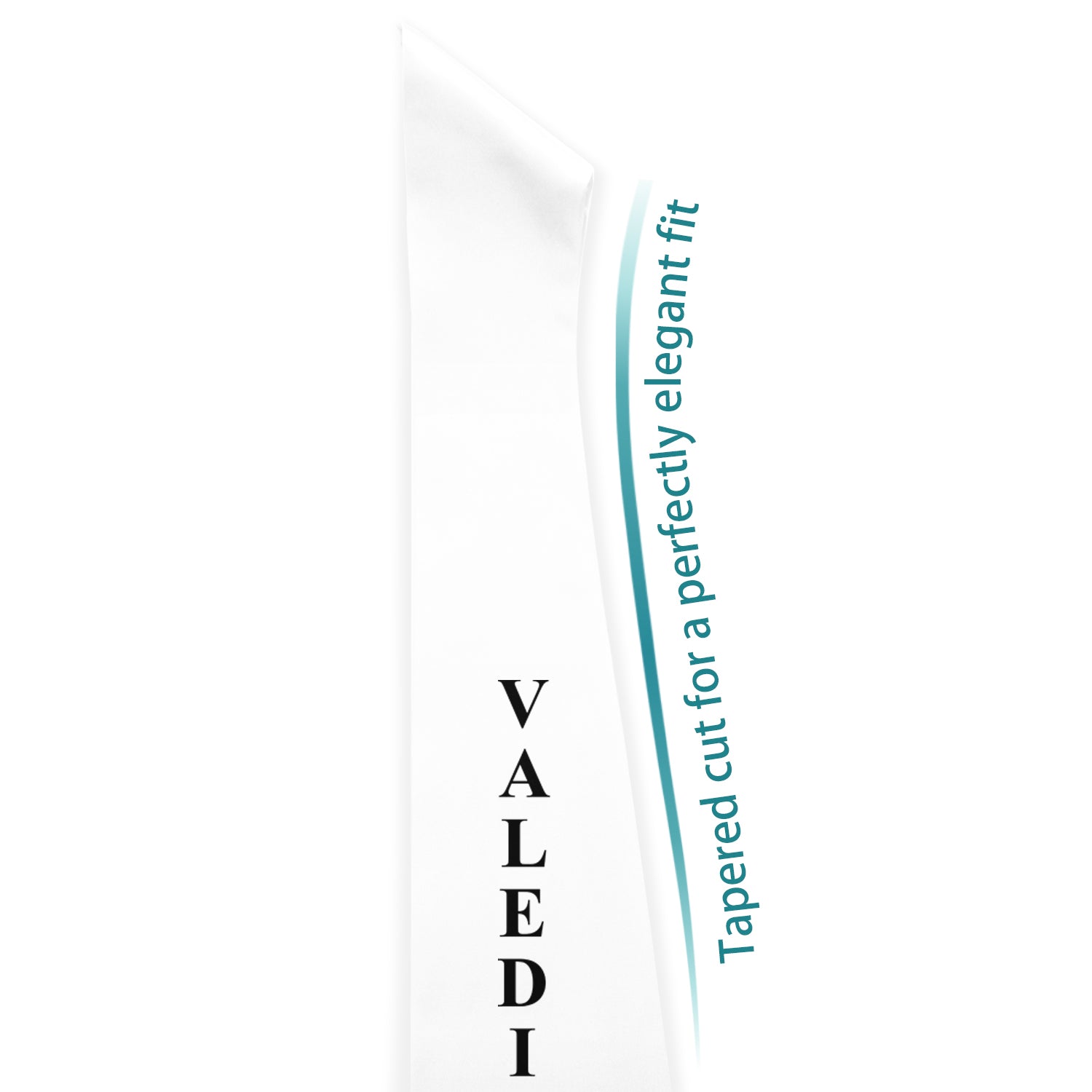 White Valedictorian Graduation Stole/Sash with Classic Tips - Endea Graduation