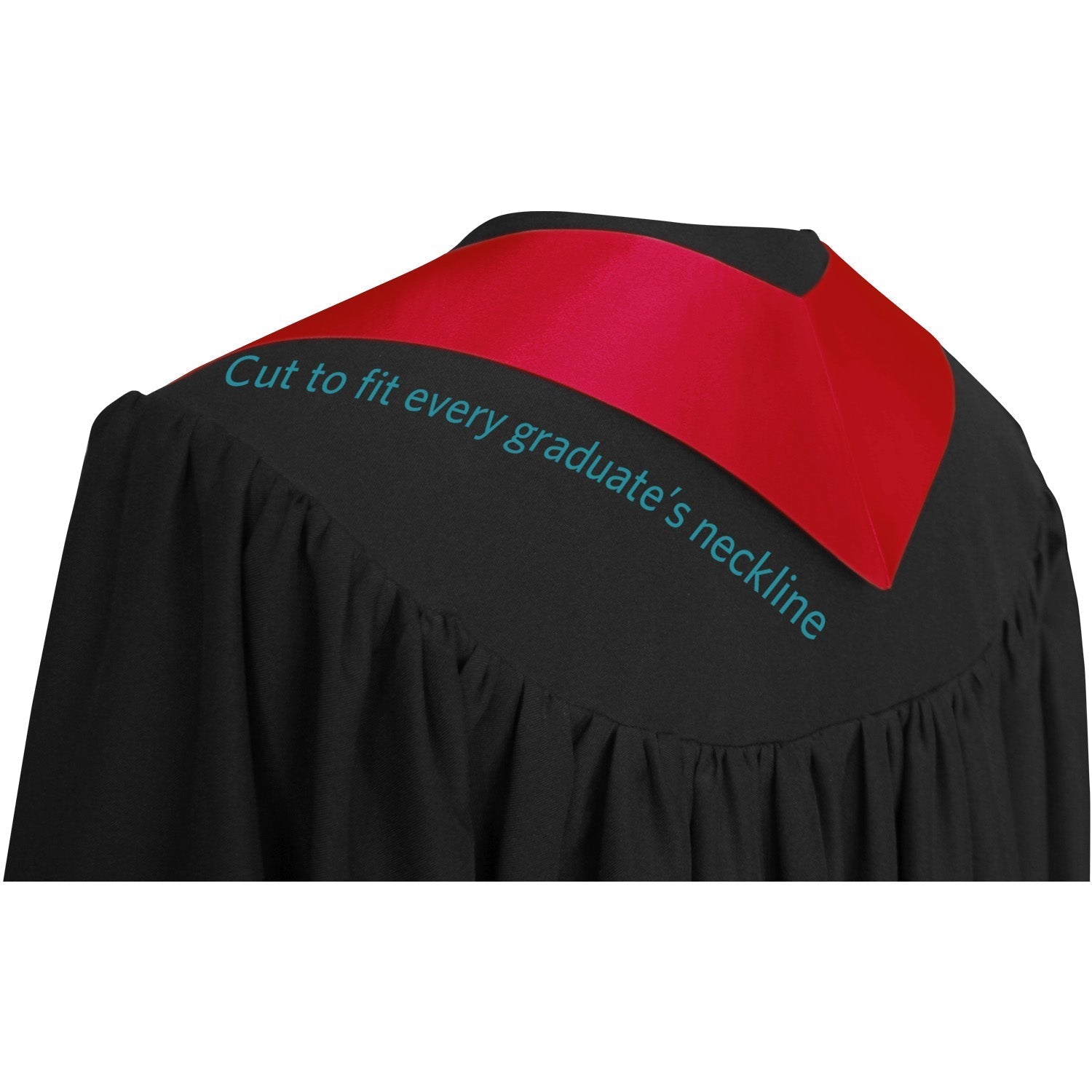 Endea Graduation Stole Class of 2024 With Classic Tips - Unisex Adult - 62" Long - Graduation Sash Red - Endea Graduation