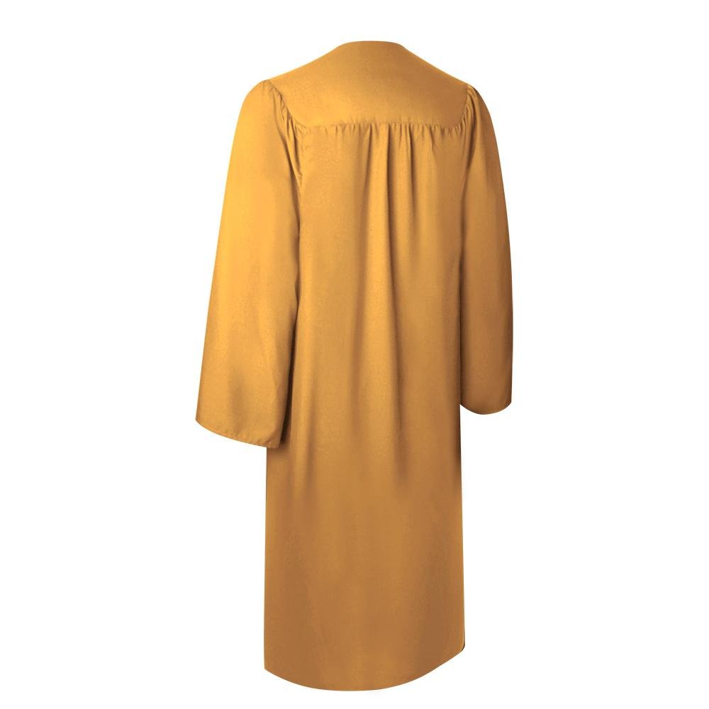 Matte Gold Graduation Gown & Cap - Endea Graduation