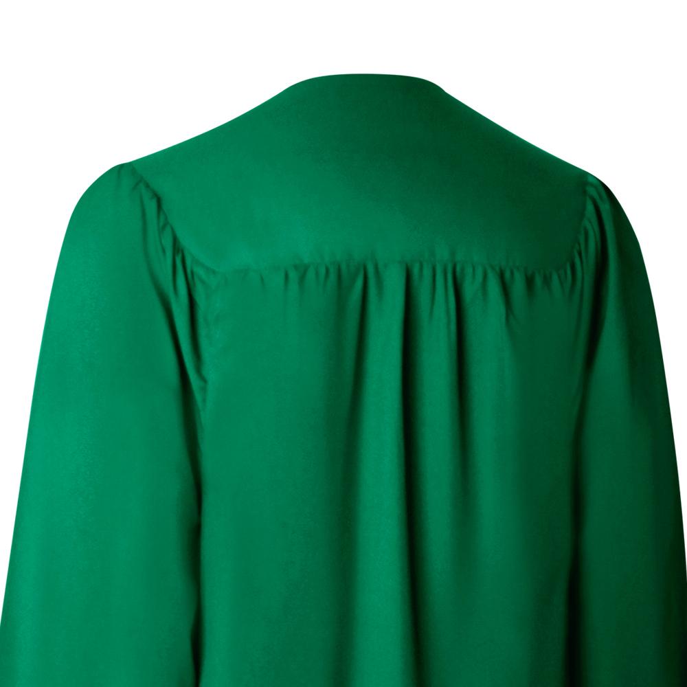 Matte Green Graduation Gown & Cap - Endea Graduation