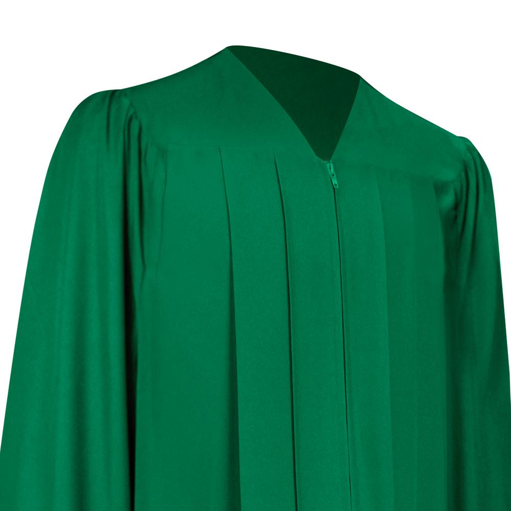 Matte Green Graduation Gown & Cap - Endea Graduation