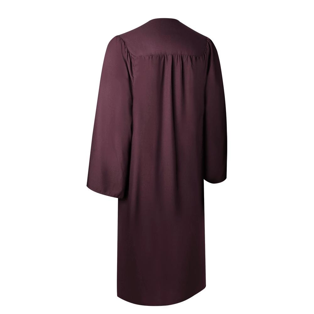 Matte Maroon Graduation Gown & Cap - Endea Graduation
