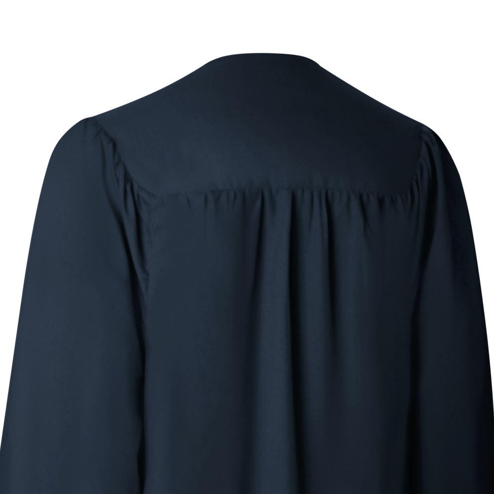 Matte Navy Blue Graduation Gown & Cap - Endea Graduation