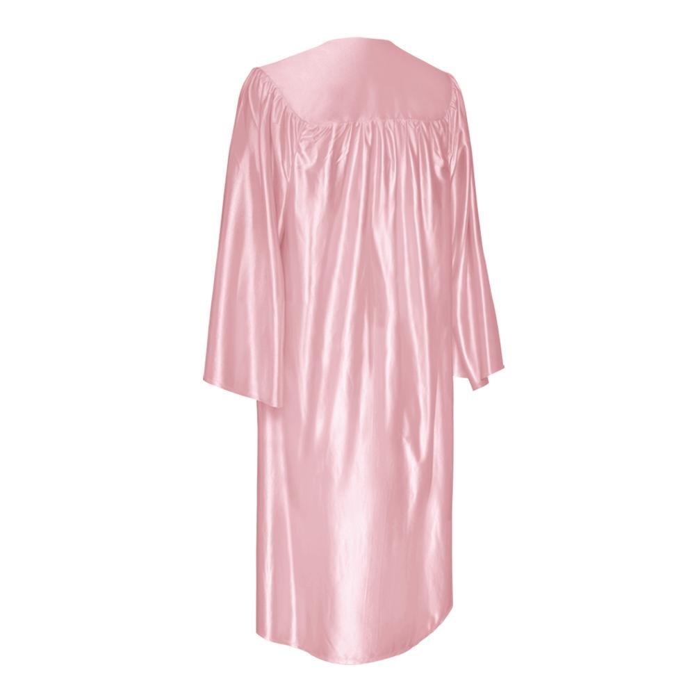 Shiny Pink Graduation Gown & Cap - Endea Graduation