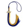 Royal Blue/Bright Gold Graduation Tassel With Gold Date Drop