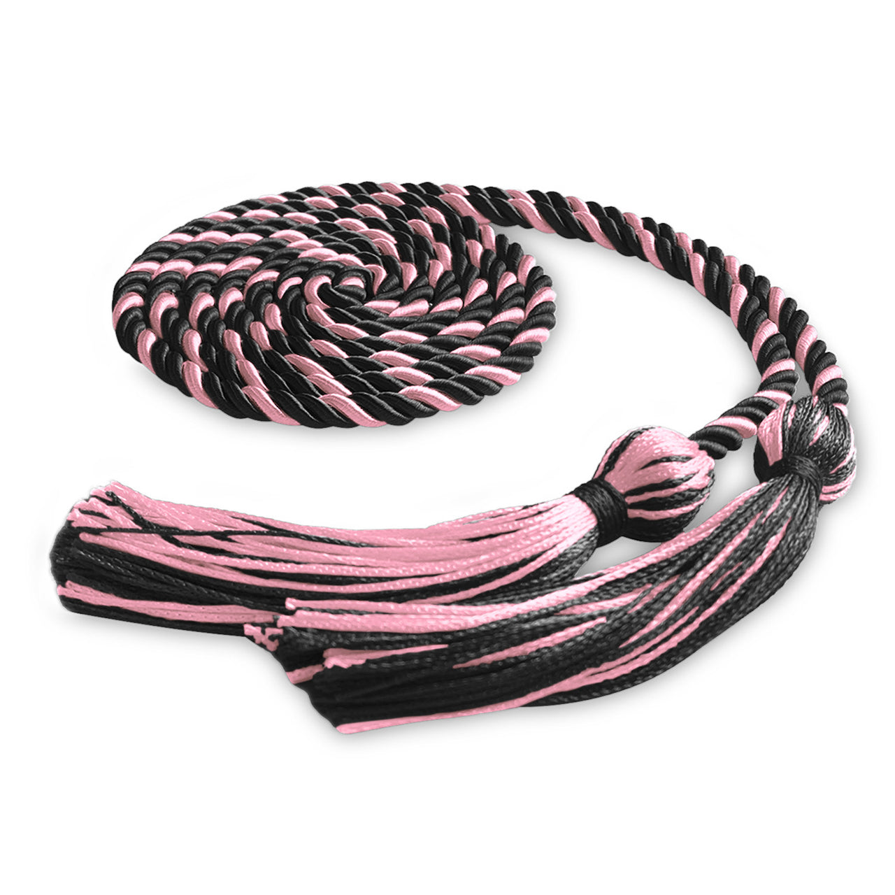 Single Graduation Honor Cord Pink/Black