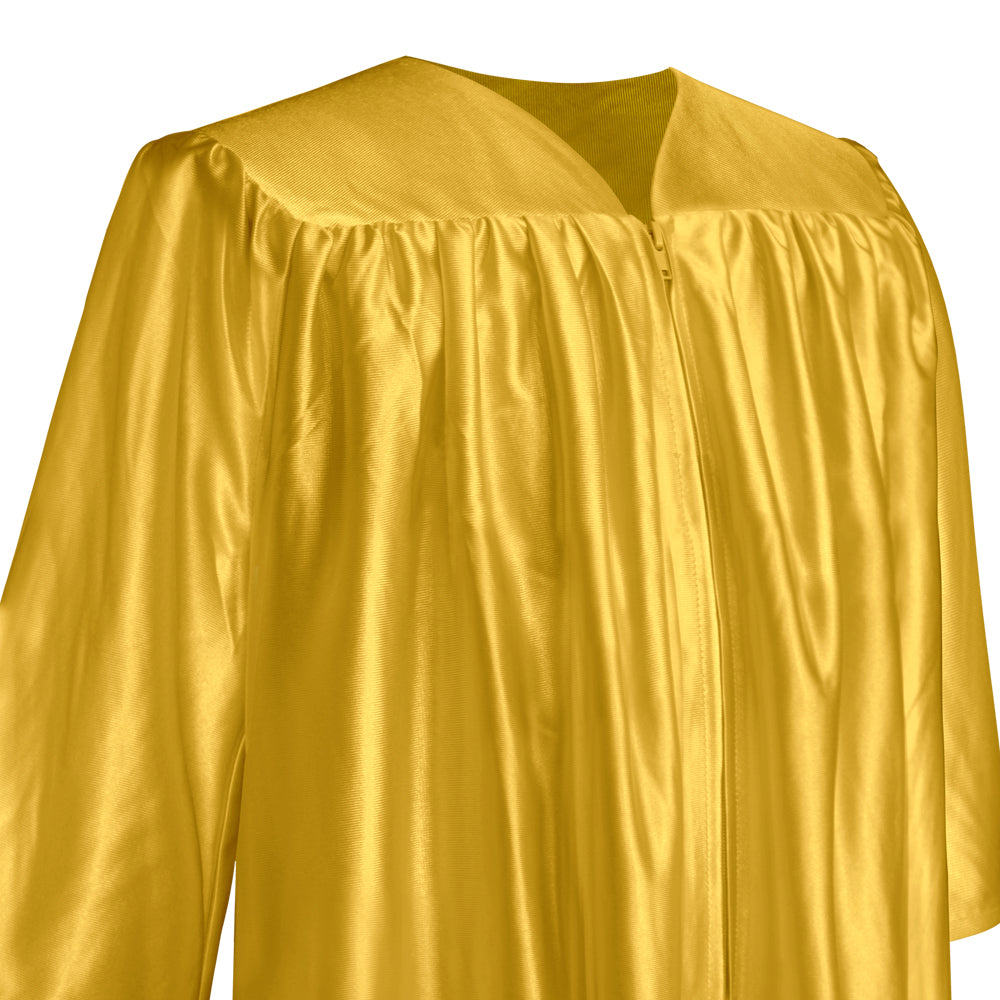 Shiny Gold Graduation Gown for Preschool