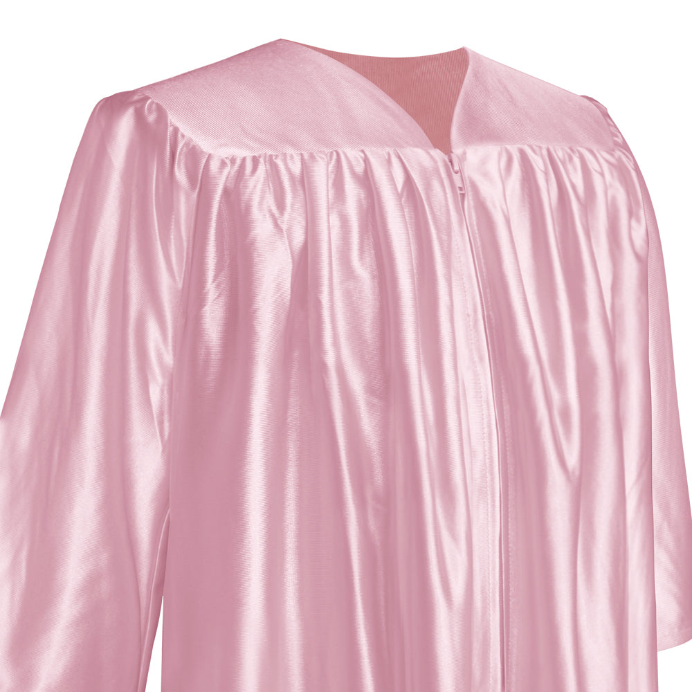 Shiny Pink Graduation Gown for Preschool