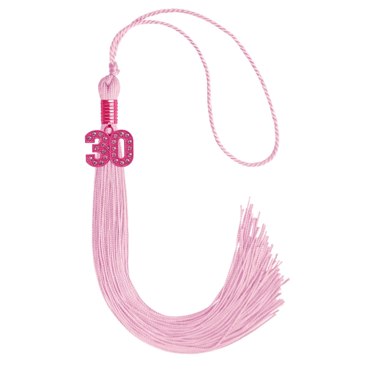 Pink Graduation Tassel with Pink Bling Charm by Endea Graduation