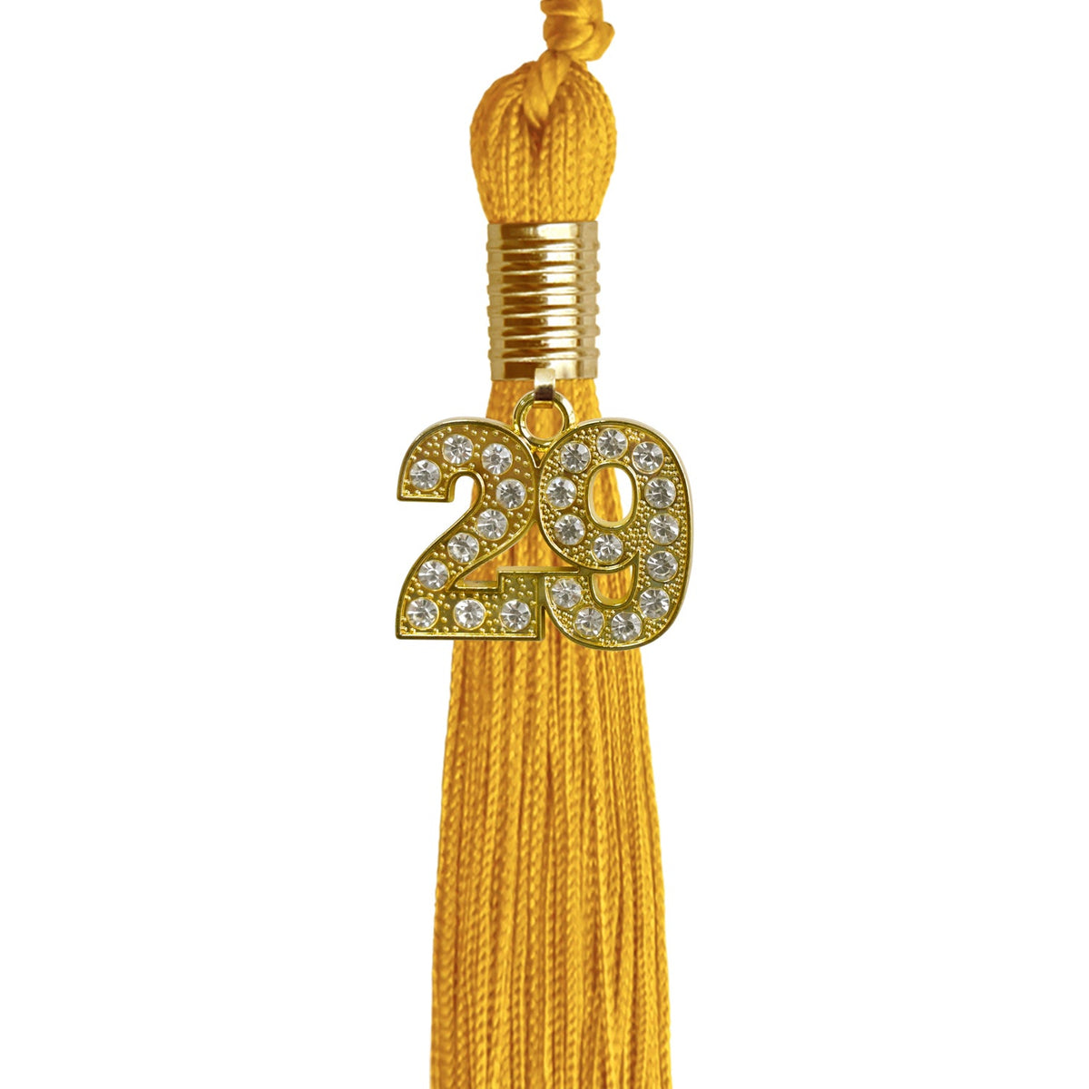 Gold Graduation Tassel with Gold Bling Charm by Endea Graduation