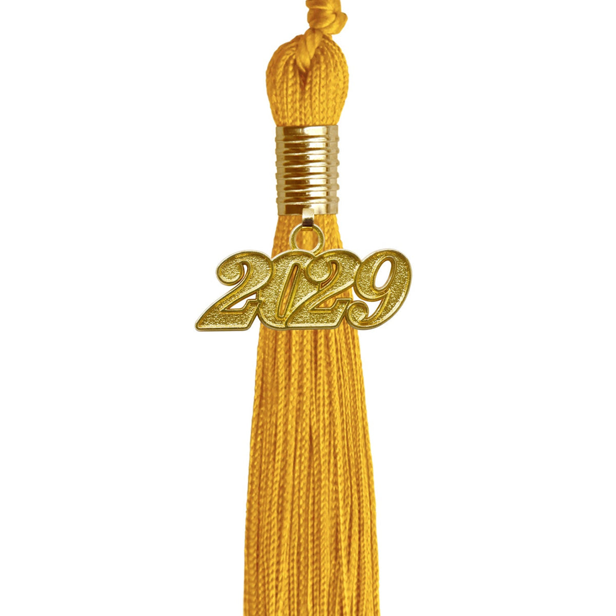 Gold Graduation Tassel with Gold Date Drop by Wholesale Grad Supply