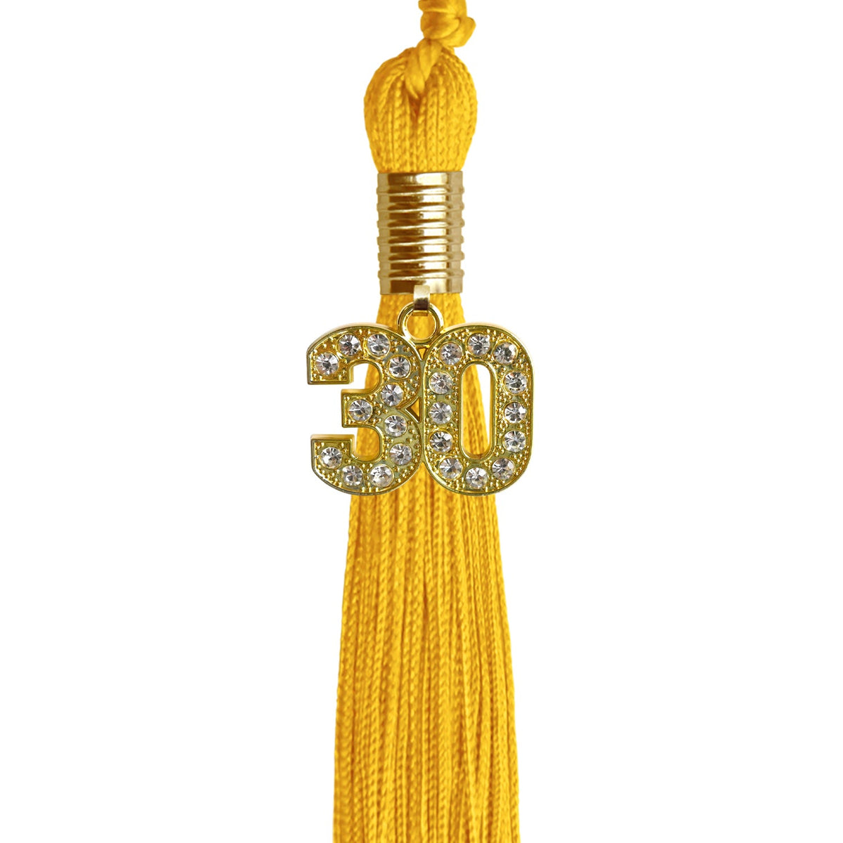 Gold Graduation Tassel with Gold Bling Charm by Endea Graduation