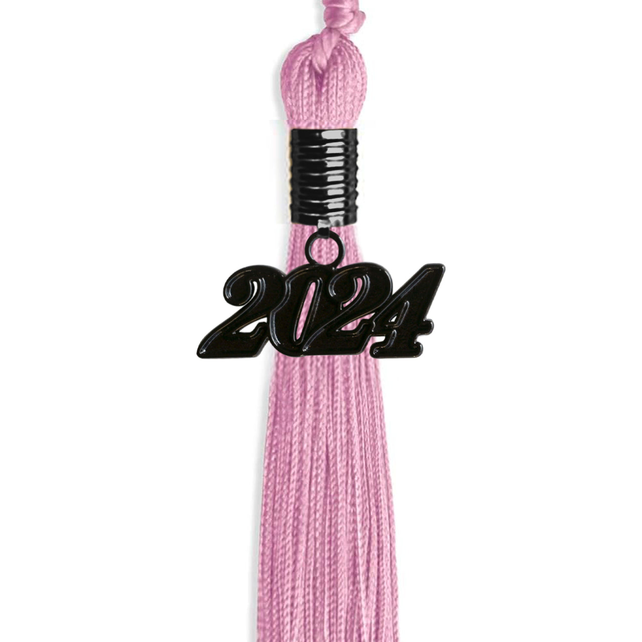 Pink Graduation Tassel with Black Date Drop