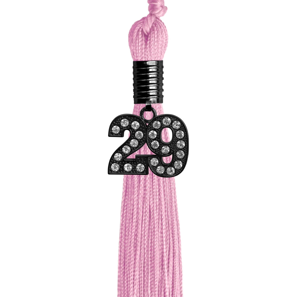 Pink Graduation Tassel with Black Bling Charm by Endea Graduation