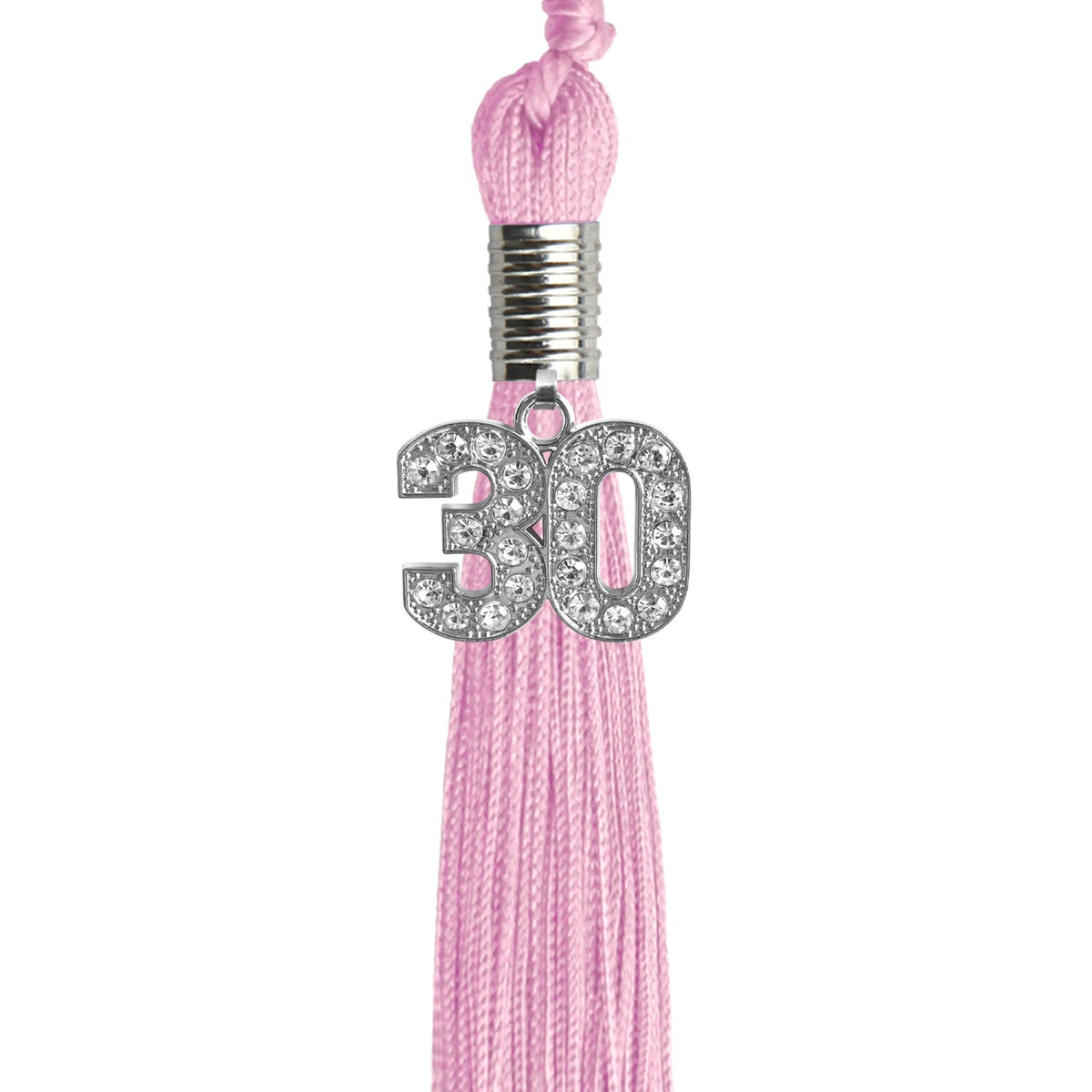 Pink Graduation Tassel with Silver Bling Charm 2030