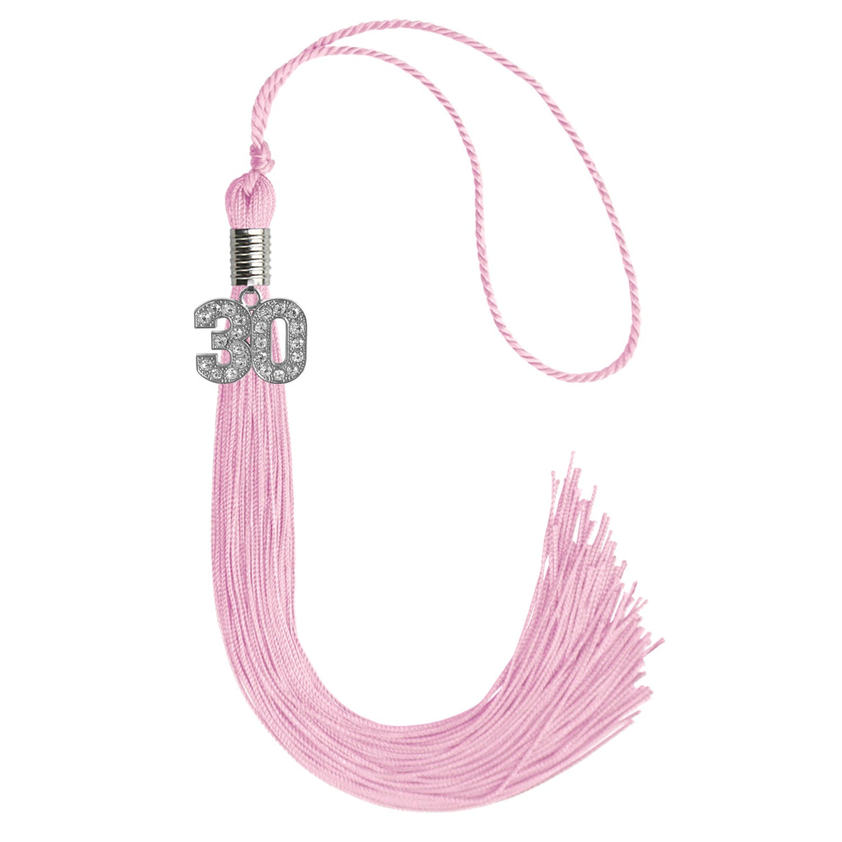 Pink Graduation Tassel with Silver Bling Charm 2030