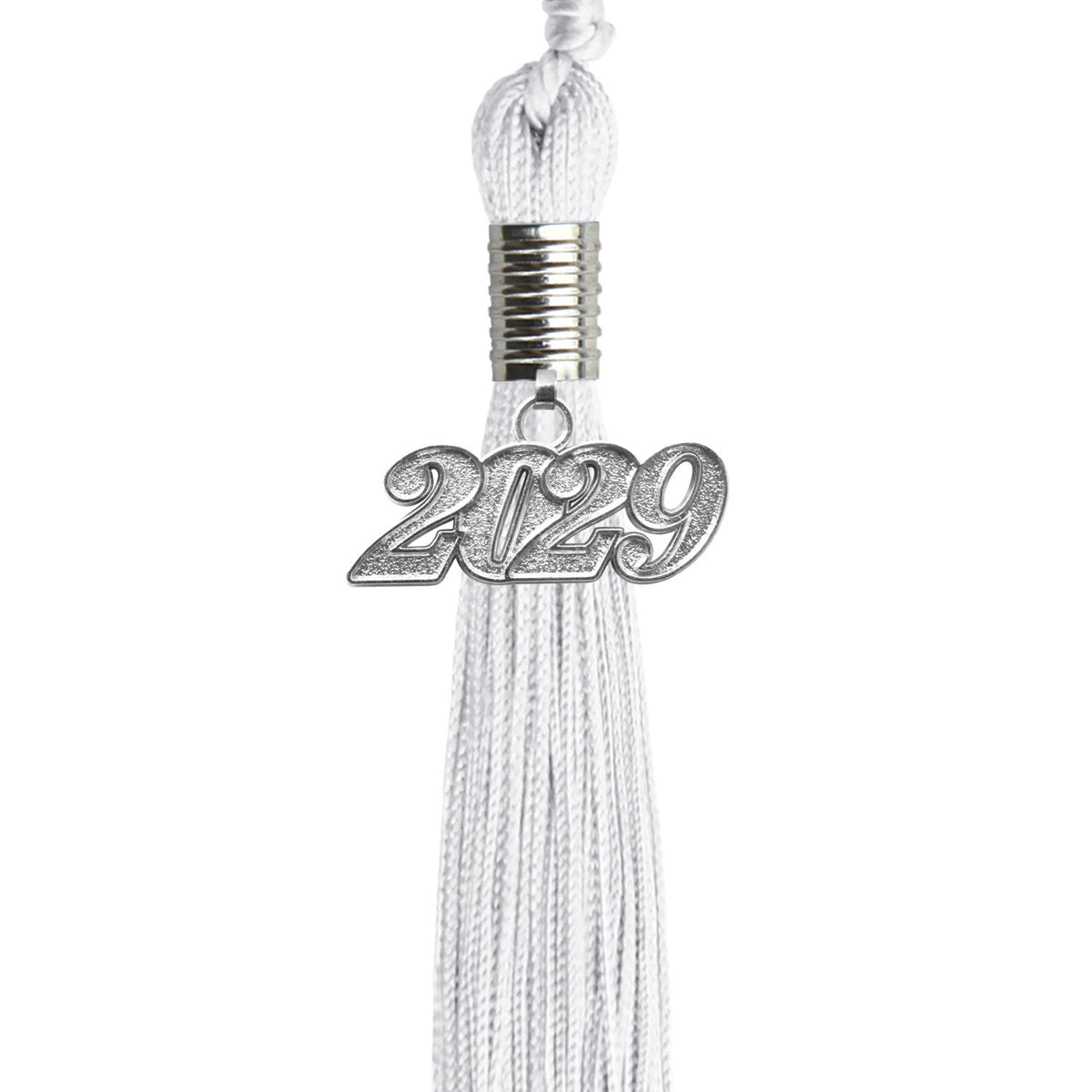 White graduation tassel 2029 secondary