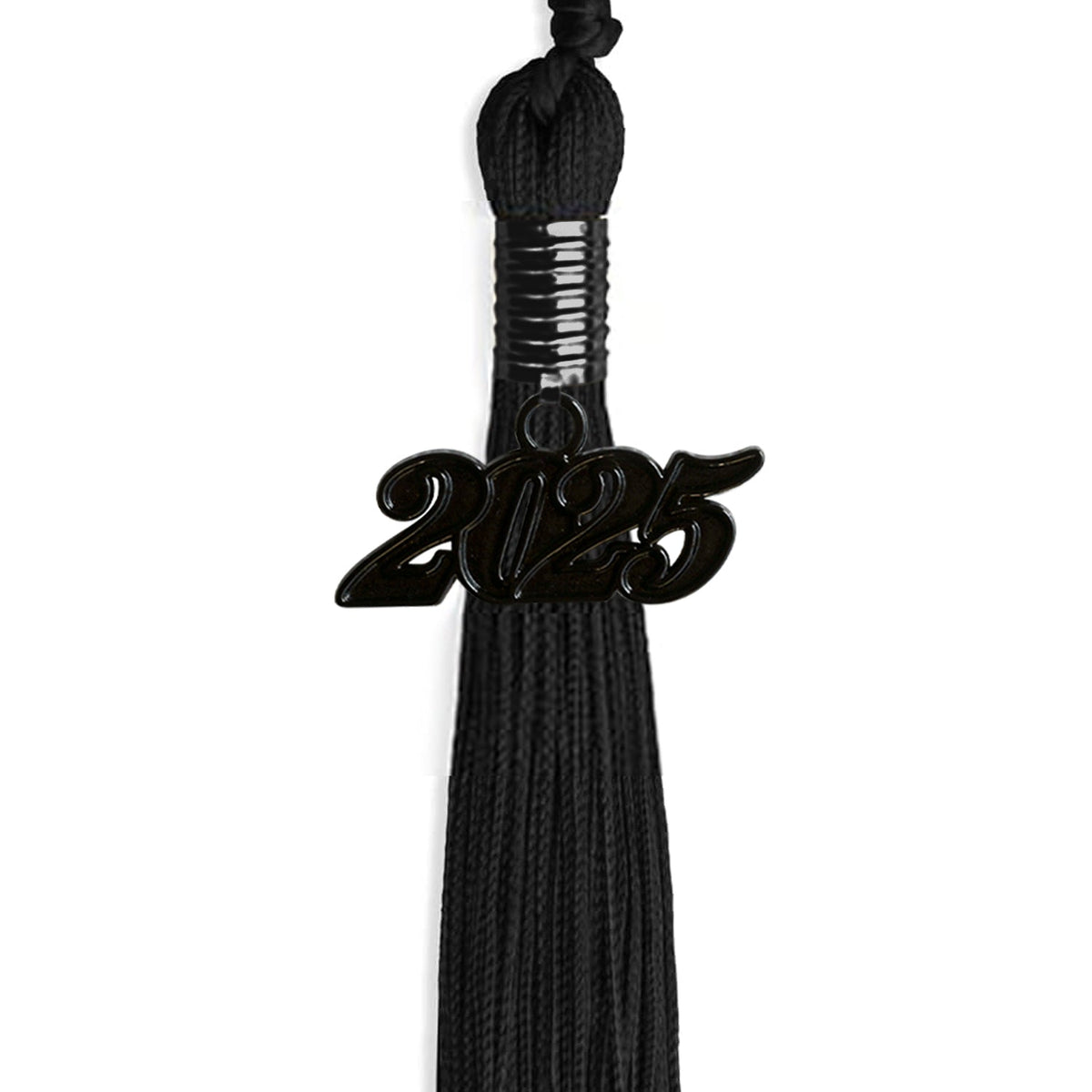 Black Graduation Tassel with Black Bling Charm by Endea Graduation