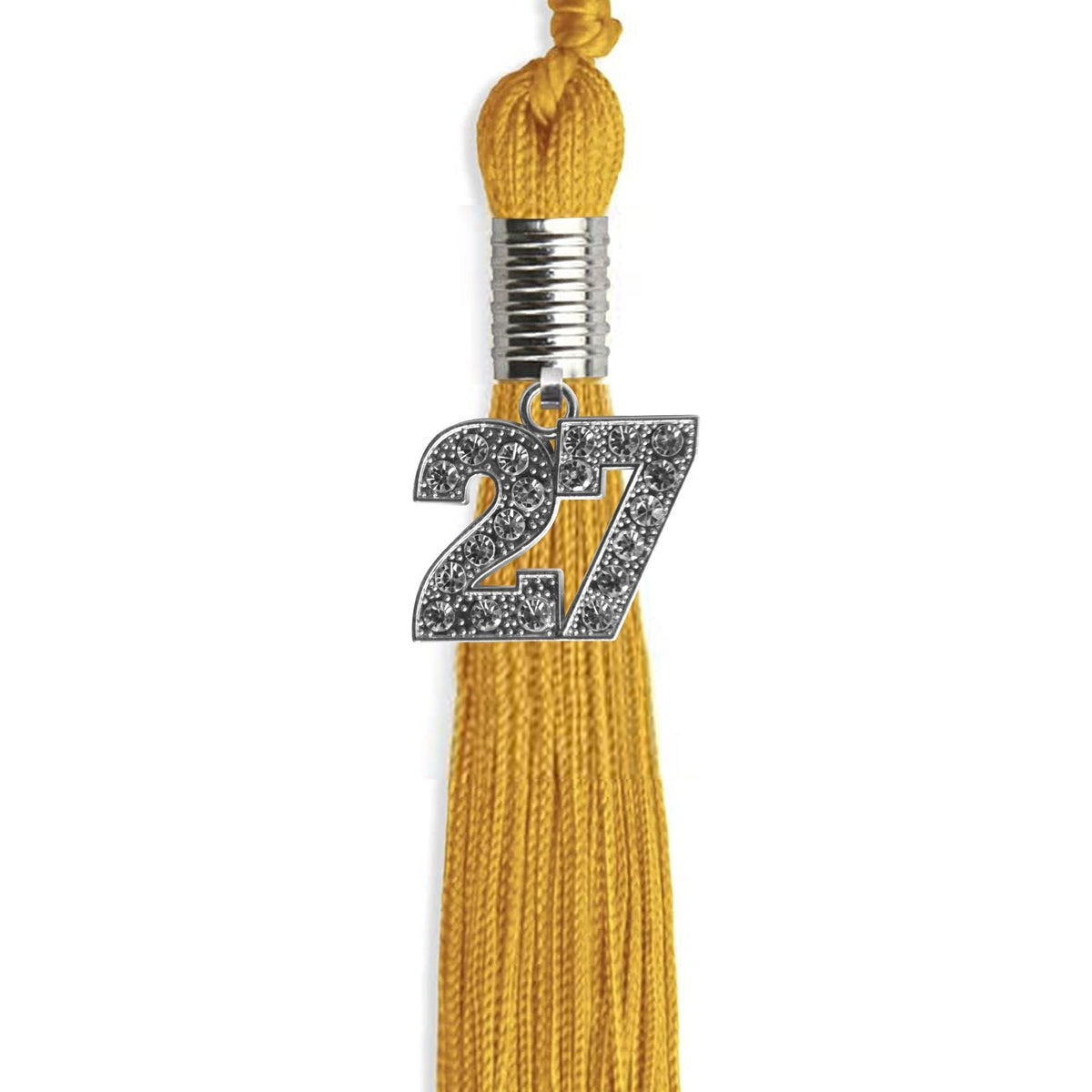 Gold Graduation Tassel with Silver Bling Charm by Endea Graduation