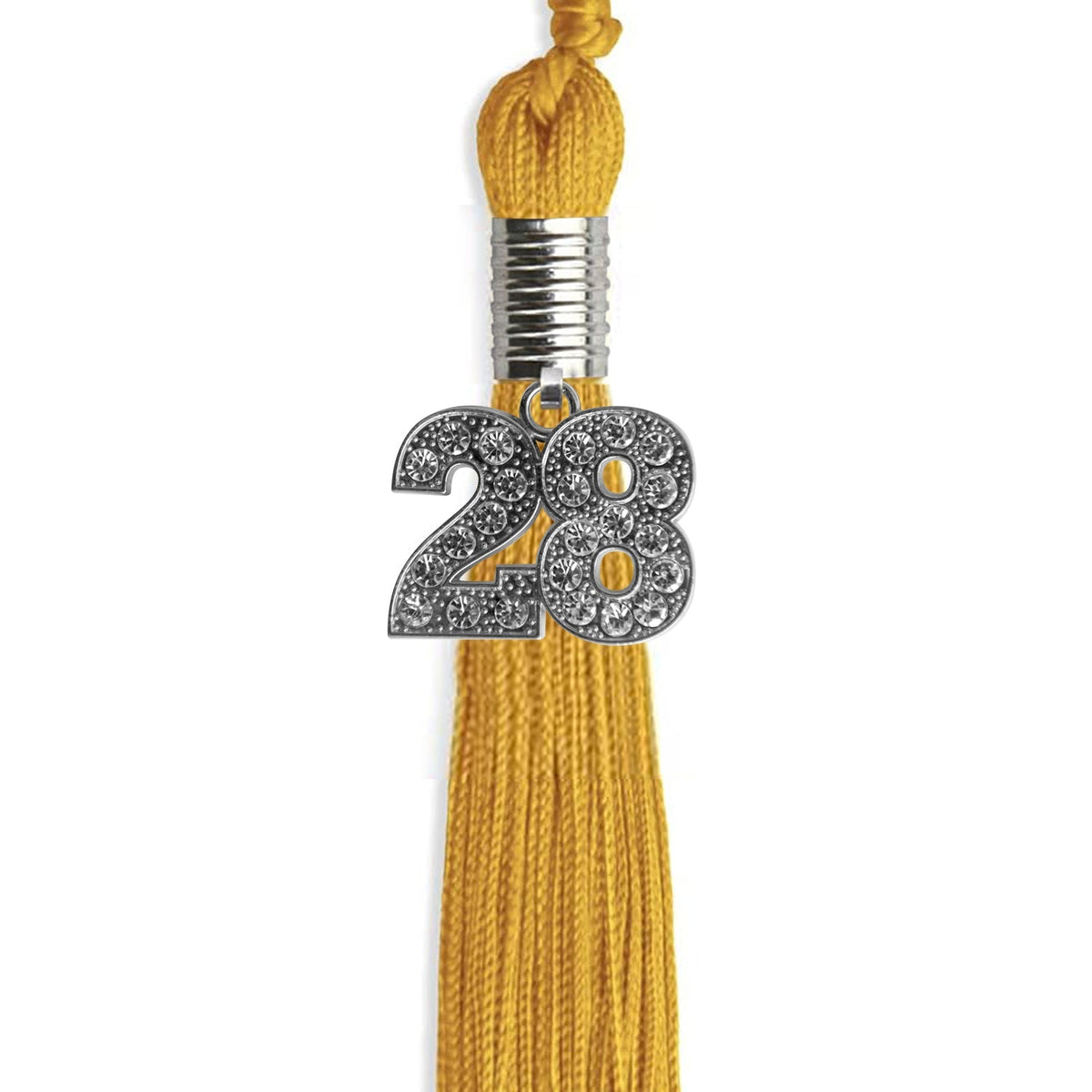 Gold Graduation Tassel with Silver Bling Charm by Endea Graduation