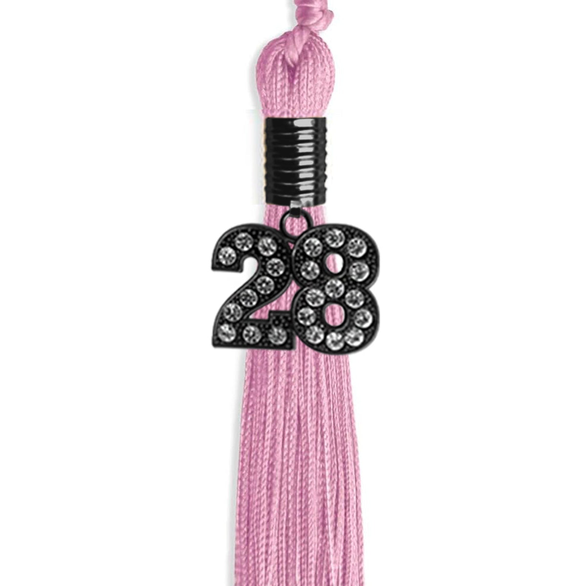 Pink Graduation Tassel with Black Bling Charm by Endea Graduation