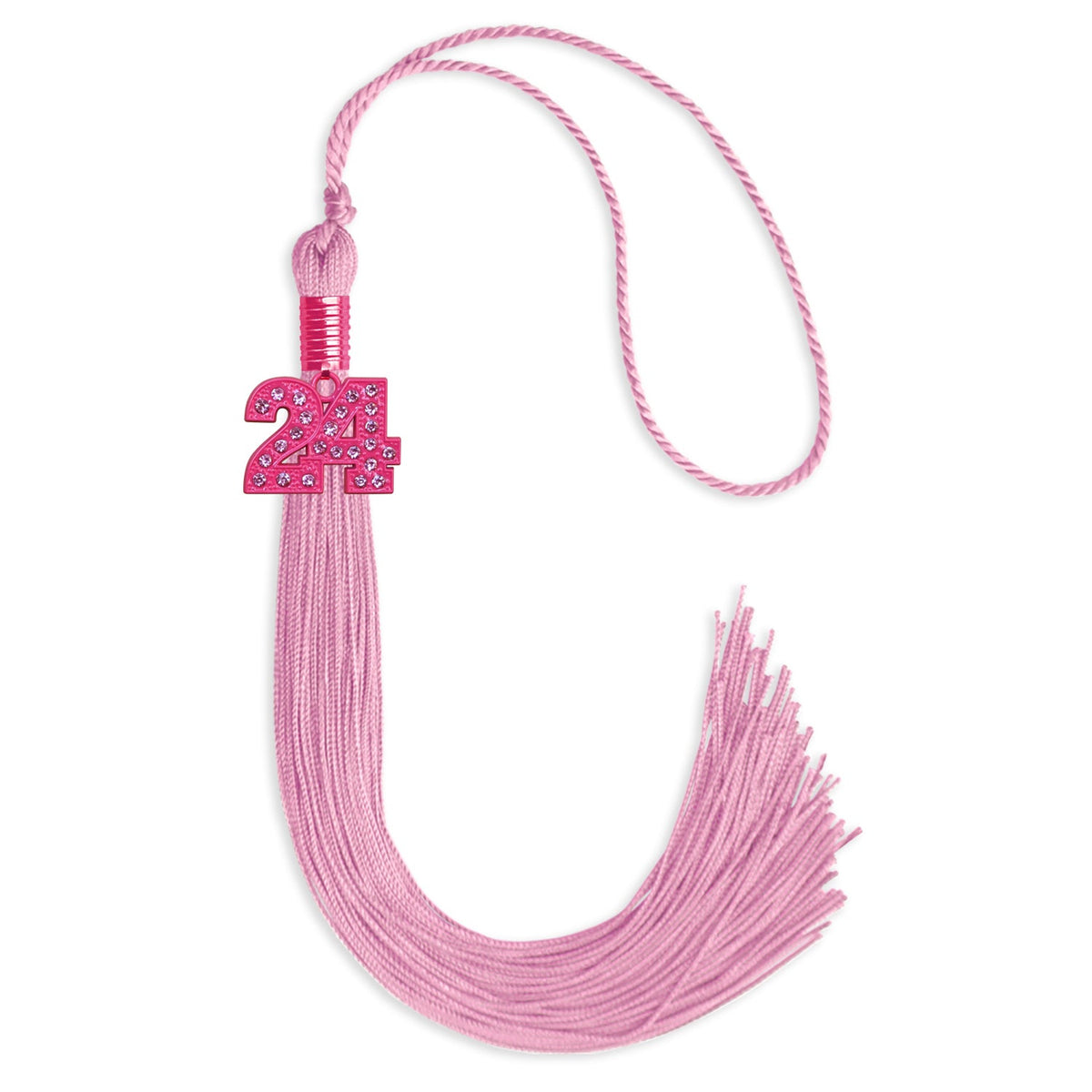 Pink Graduation Tassel with Pink Bling Charm by Endea Graduation