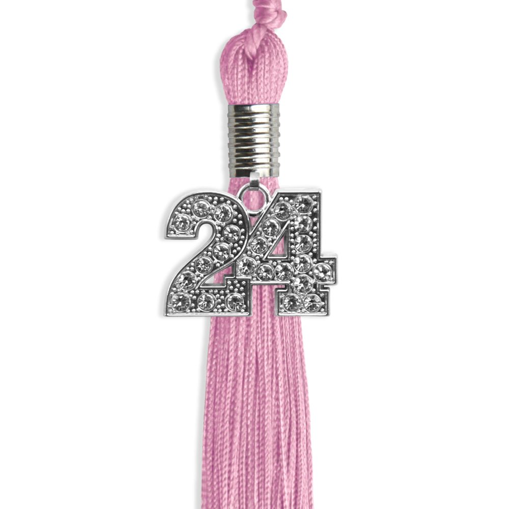 Pink Graduation Tassel with Silver Bling Charm by Endea Graduation