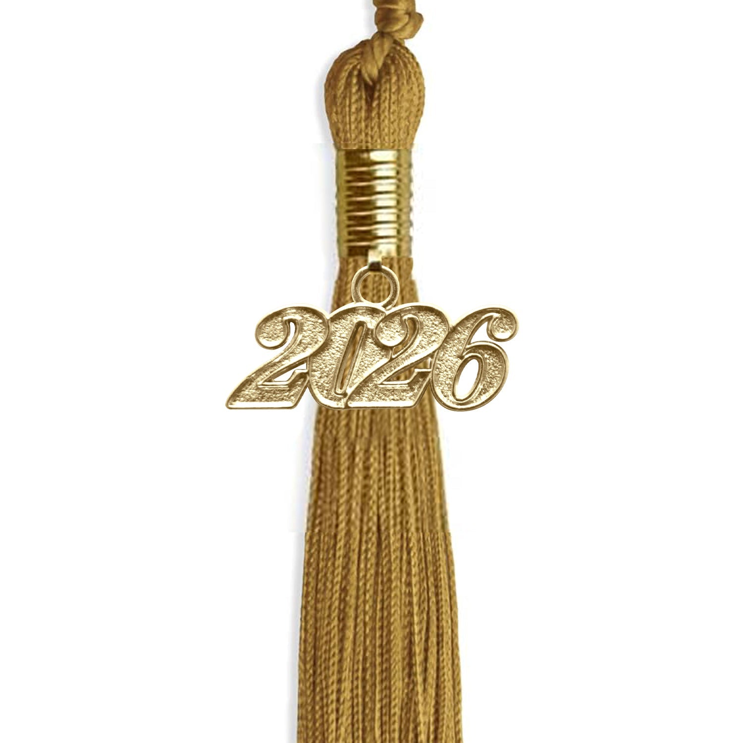 Antique Gold Graduation Tassel with Gold Date Drop - Endea Graduation