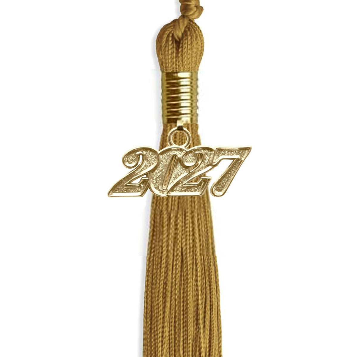 Antique Gold Graduation Tassel with Gold Date Drop - Endea Graduation