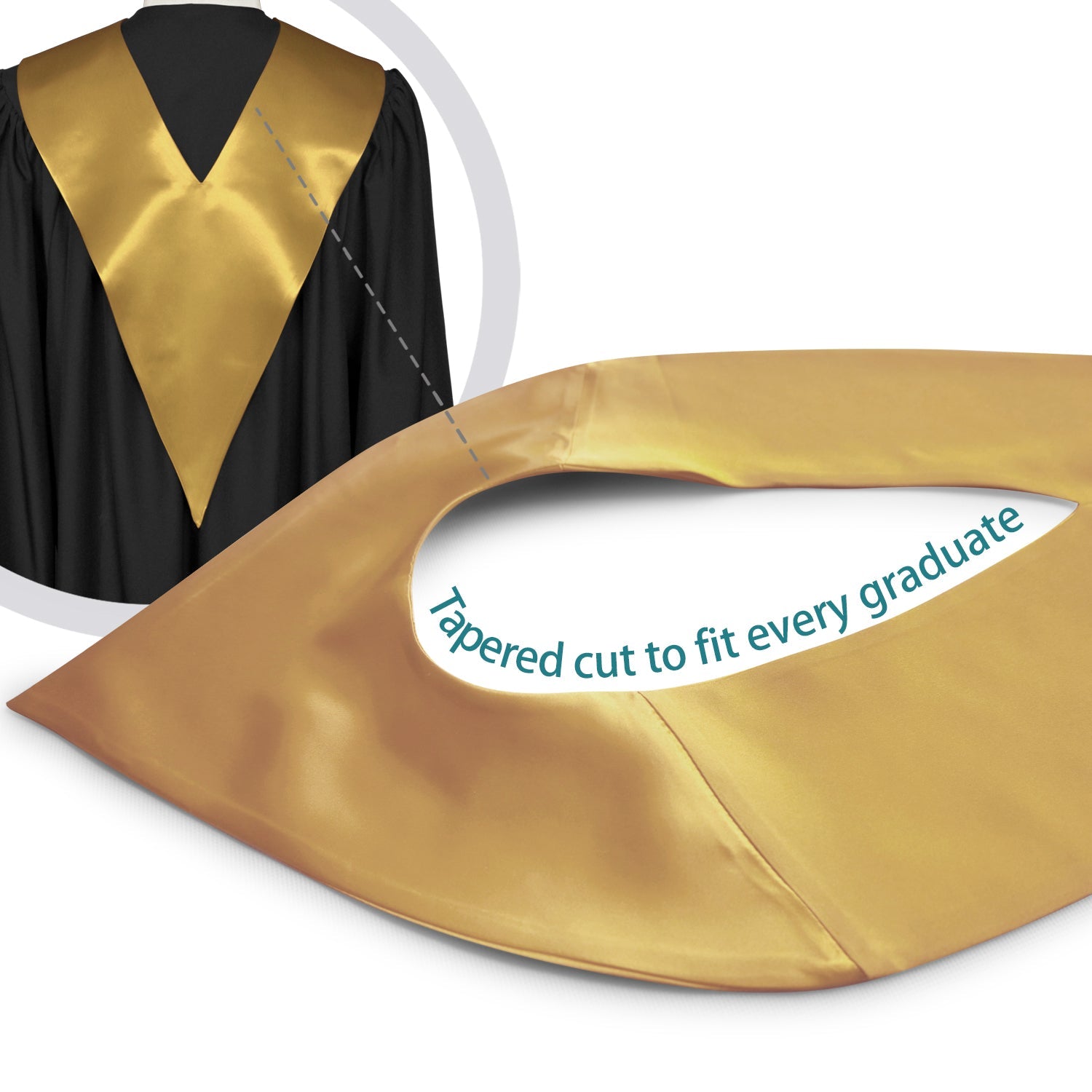 Antique Gold Graduation V - Stole - Endea Graduation