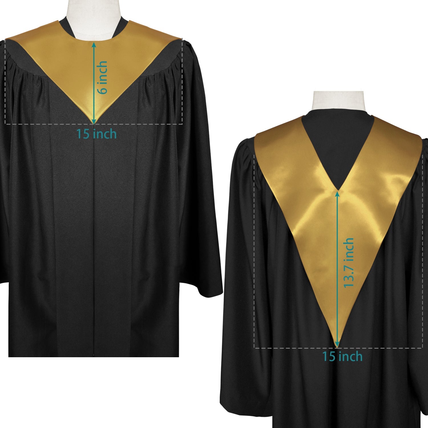 Antique Gold Graduation V - Stole - Endea Graduation