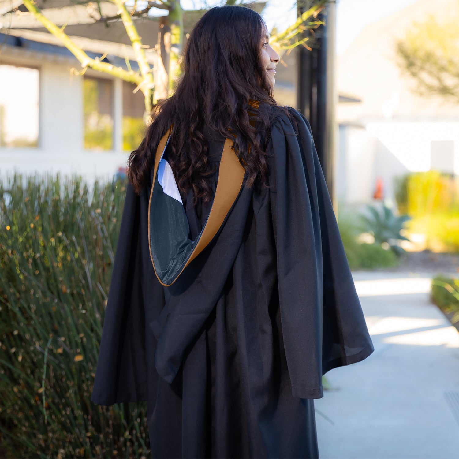 Bachelors Hood For Business, Accounting, Commerce, Industrial, Labor Relations - Drab/Navy/White - Endea Graduation