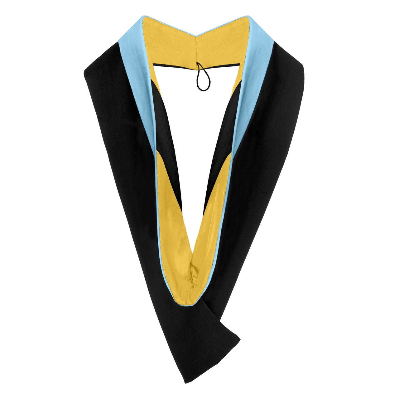 Bachelors Hood For Education, Counseling & Guidance, Arts in Education - Light Blue/Gold/Black - Endea Graduation