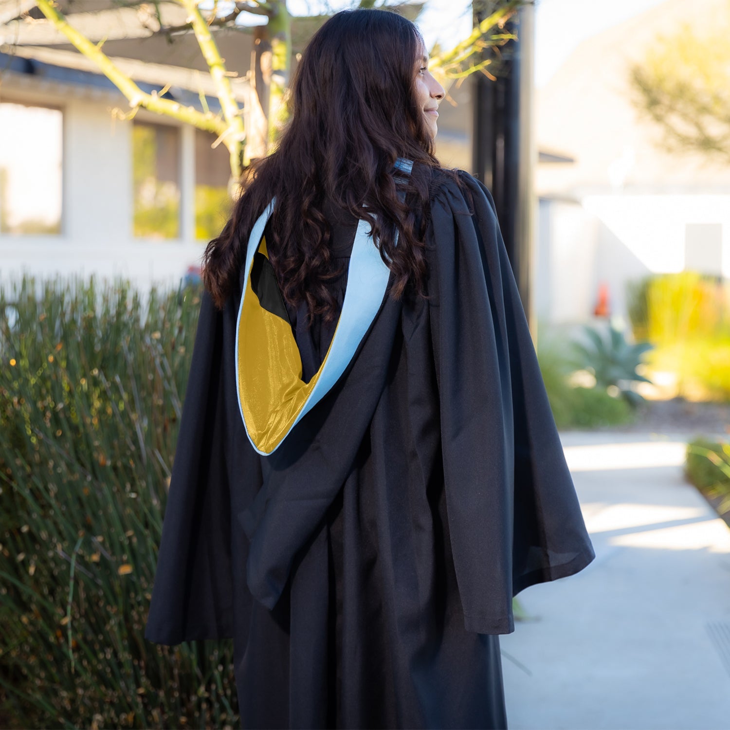 Bachelors Hood For Education, Counseling & Guidance, Arts in Education - Light Blue/Gold/Black - Endea Graduation