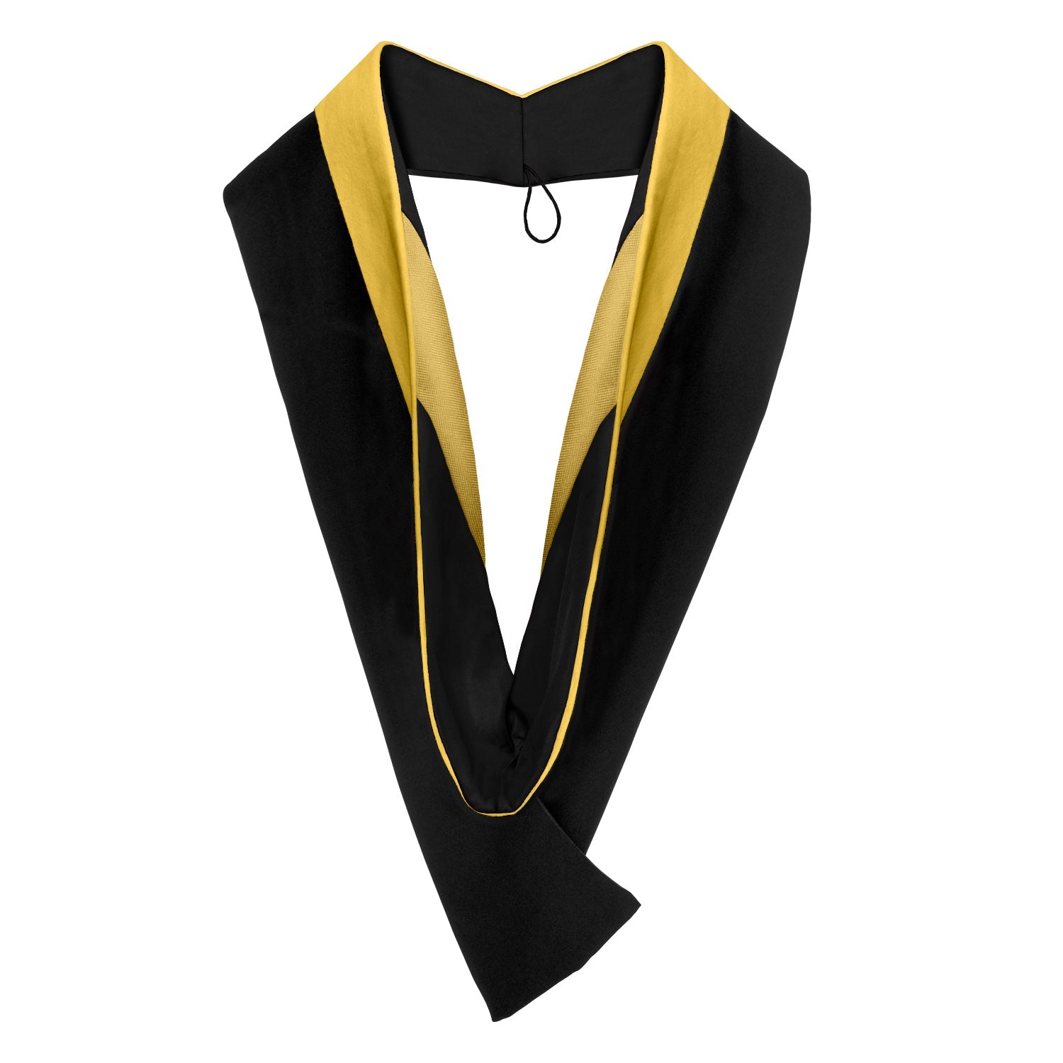 Bachelors Hood For Science, Mathematics, Political Science - Gold/Black/Antique Gold - Endea Graduation