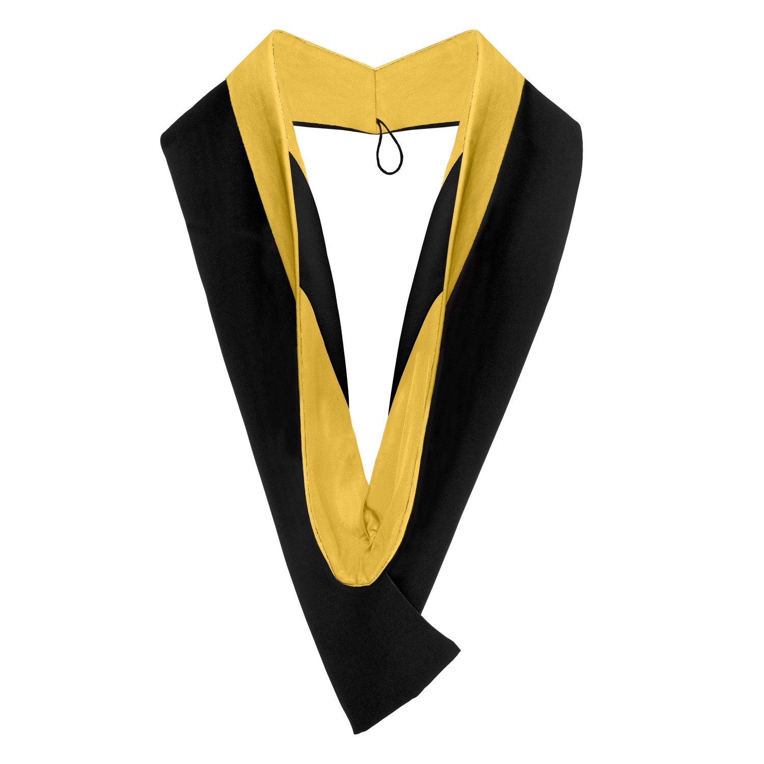 Bachelors Hood For Science, Mathematics, Political Science - Gold/Gold/Black - Endea Graduation