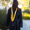 Bachelors Hood For Science, Mathematics, Political Science - Gold/Gold/White - Endea Graduation