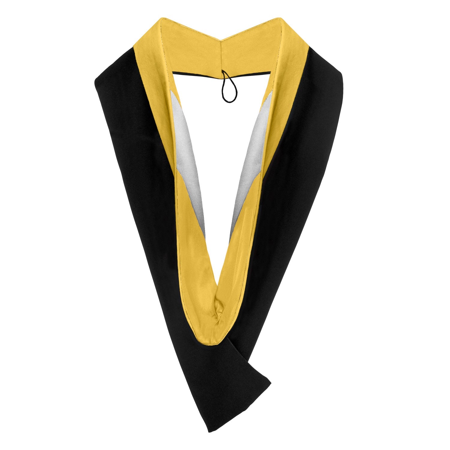 Bachelors Hood For Science, Mathematics, Political Science - Gold/Gold/White - Endea Graduation