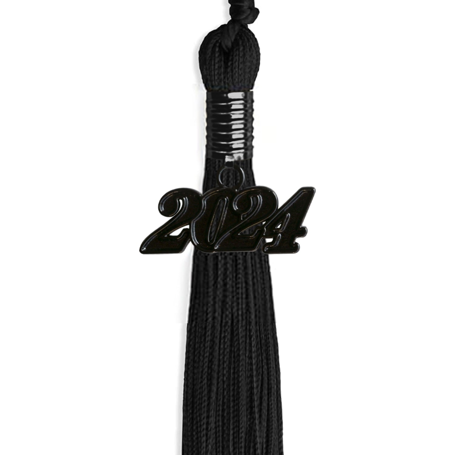 Black Graduation Tassel with Black Date Drop - Endea Graduation