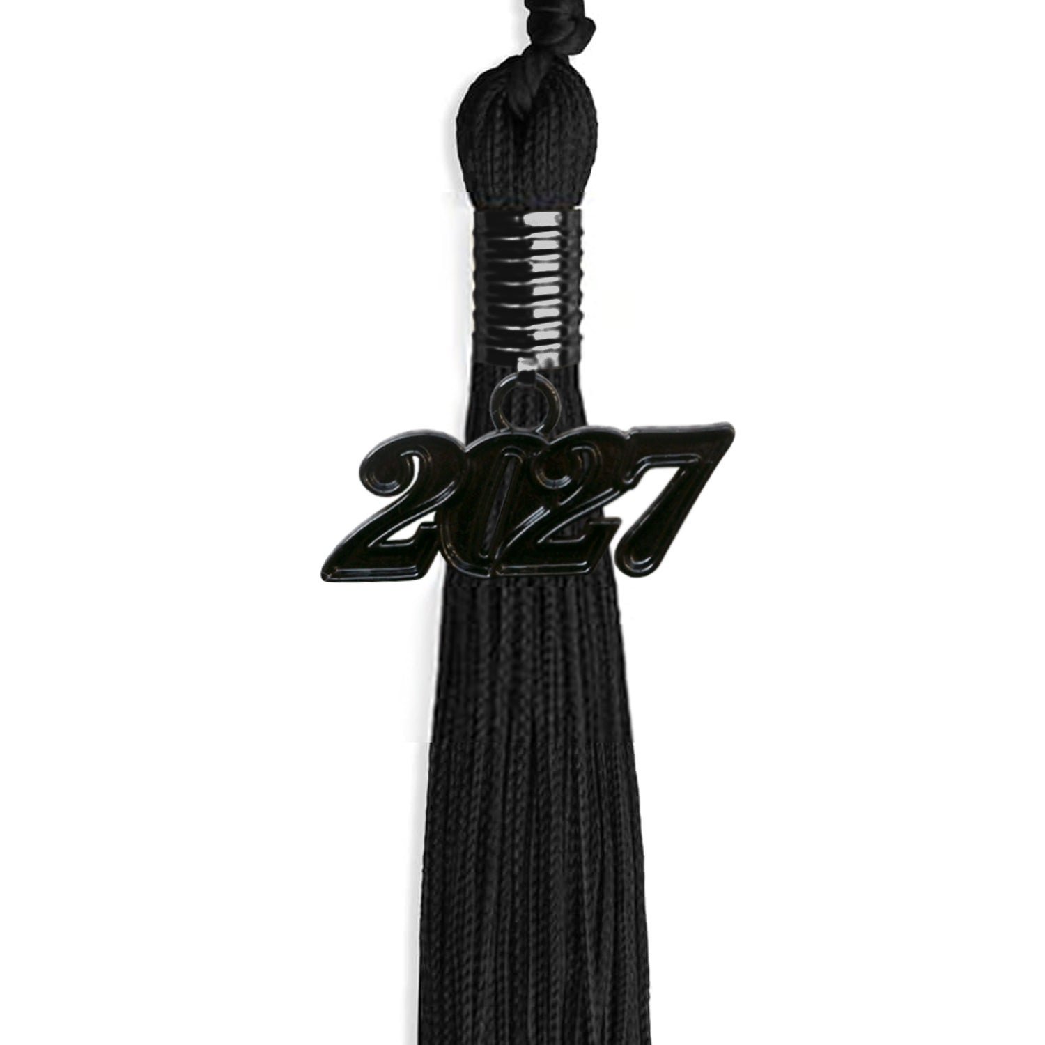 Black Graduation Tassel with Black Date Drop - Endea Graduation