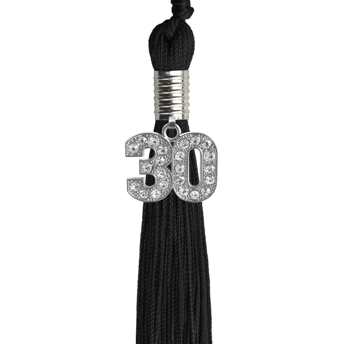 Black Graduation Tassel with Silver Bling Charm - Endea Graduation