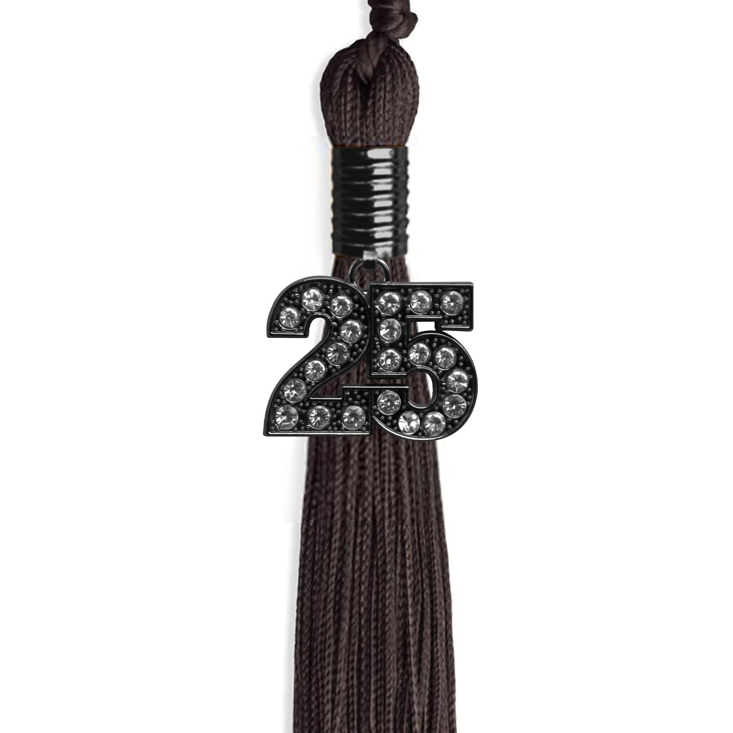 Brown Graduation Tassel with Black Date Drop - Endea Graduation