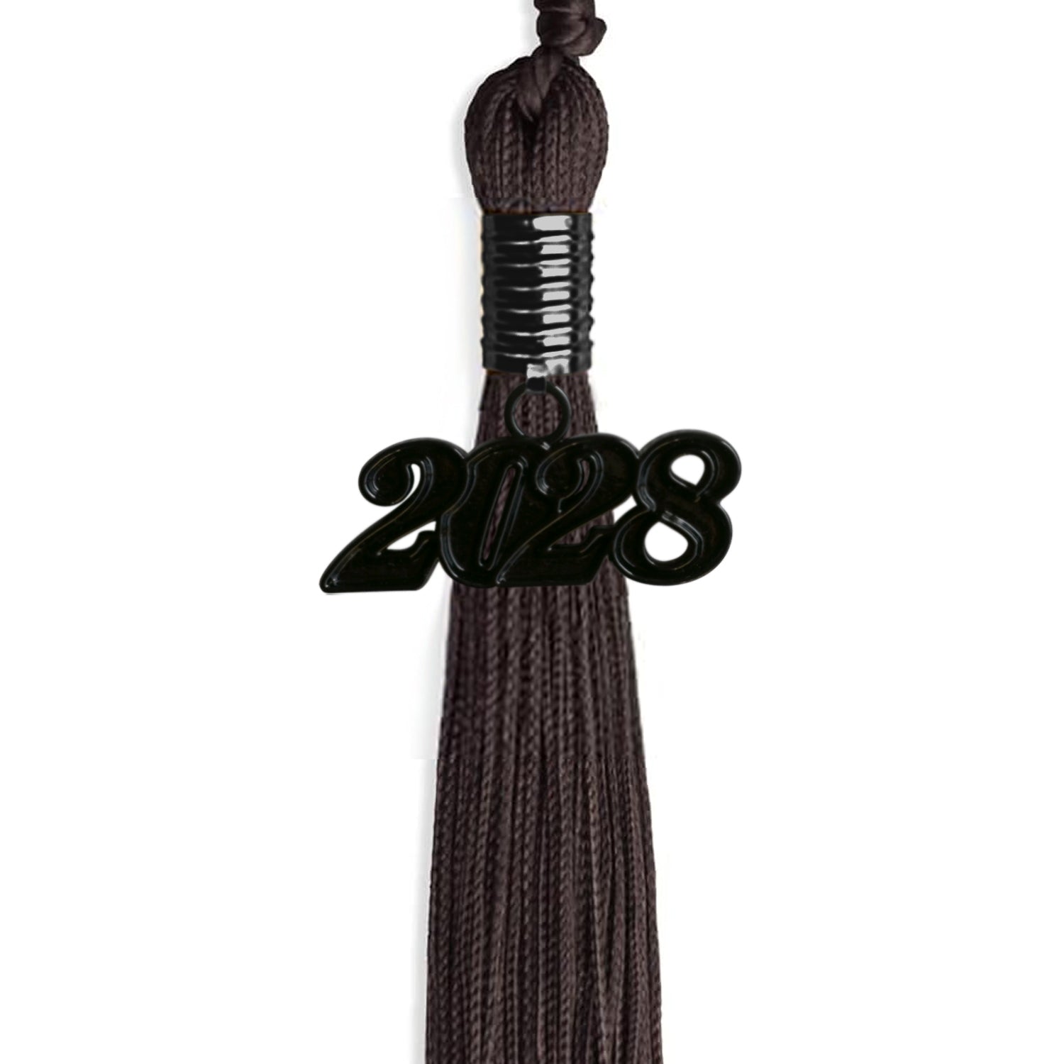 Brown Graduation Tassel with Black Date Drop - Endea Graduation